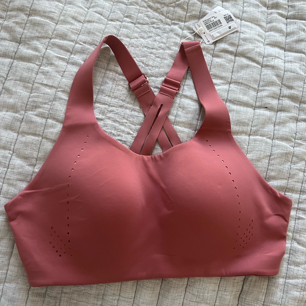 NWT Lululemon Pink AirSupport Bra Sz 36C
